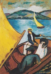 Sailboat on the Tegernsee